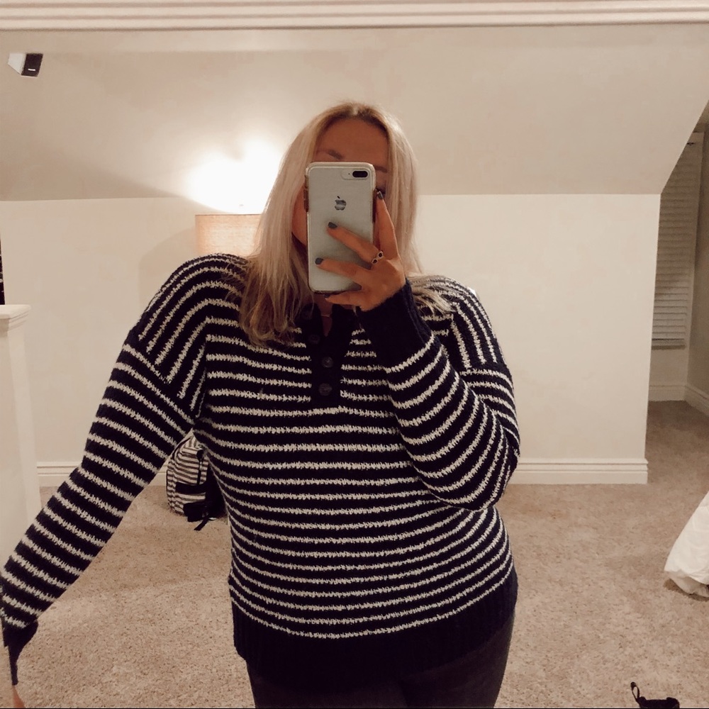 American Eagle Outfitters Striped Sweater
